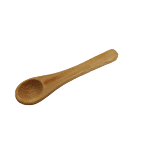 Houten crème spateltje/lepeltje